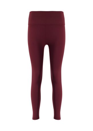 FreeSoft burgundy logo-print stretch-jersey leggings