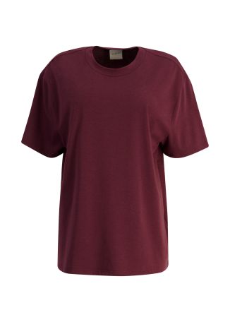 Leighton burgundy modal-blend T-shirt