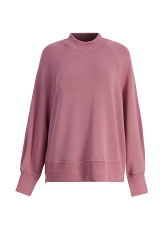 Loxley purple stretch-jersey sweatshirt