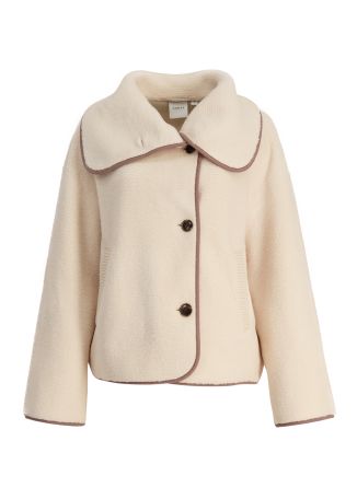 Romane beige fleece jacket