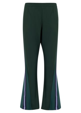 Maneki Petra Flare stripe-detail track pants