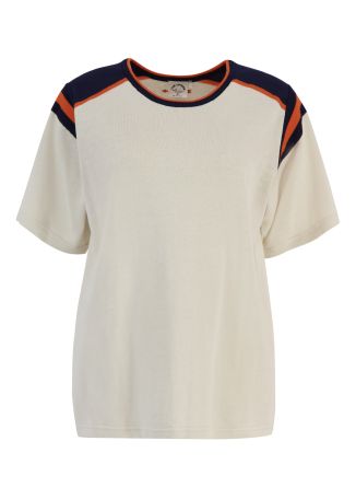 Elixir Seven panelled cotton-blend T-shirt