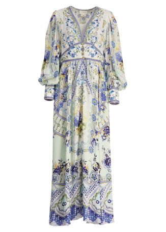 My Homespun printed silk maxi dress