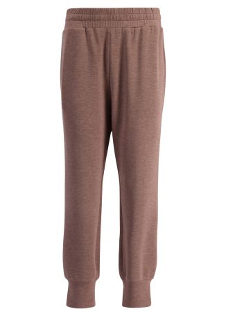The slim cuff brown stretch-jersey sweatpants