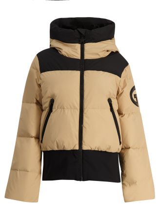 Village colour-blocked ski jacket