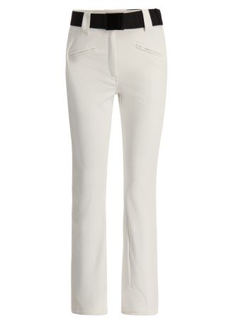 Brooke white flared-leg ski trousers