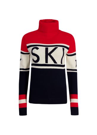 Schild intarsia-knit wool ski top