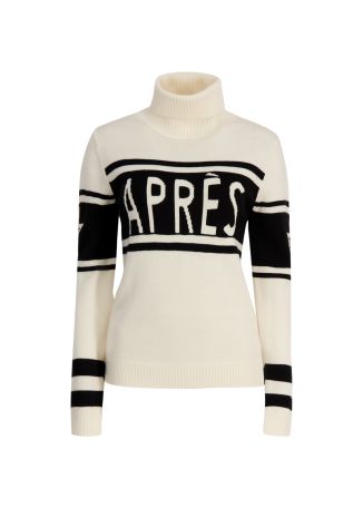 Après intarsia-knit wool ski top