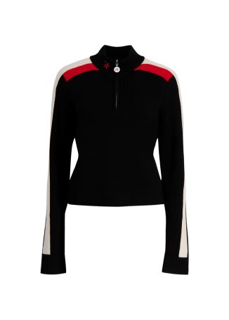 La Tour cropped wool ski top