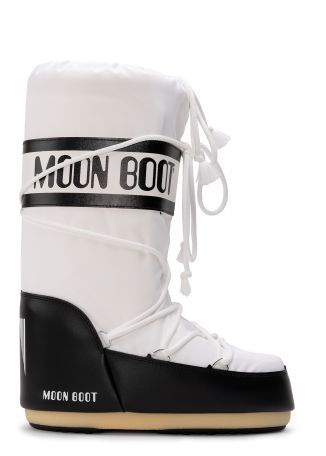 Icon colour-blocked nylon mid-calf snow boots