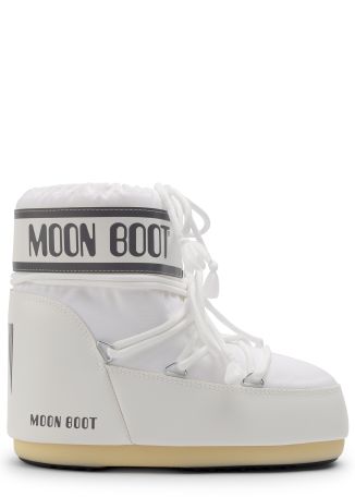 Icon Low white padded nylon snow boots