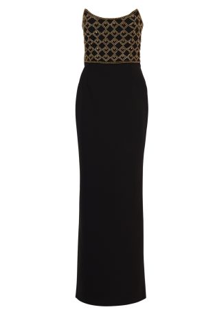 Vesper bead-embellished gown