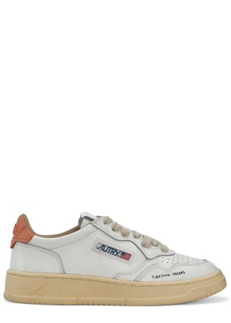 Medalist panelled leather sneakers