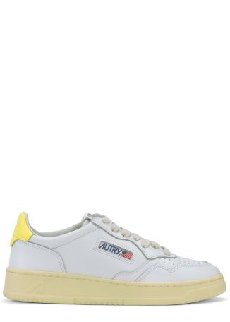 Medalist panelled leather sneakers