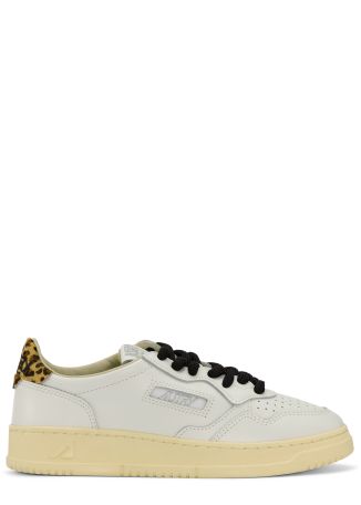 Medalist panelled leather sneakers