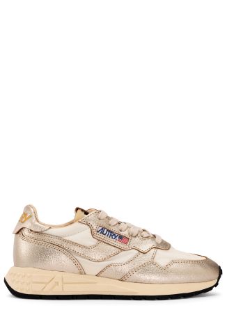 Reelwind panelled leather sneakers