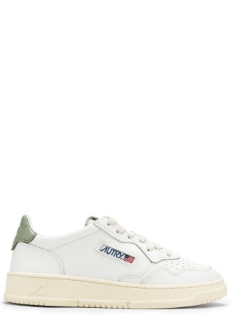 Medalist panelled leather sneakers