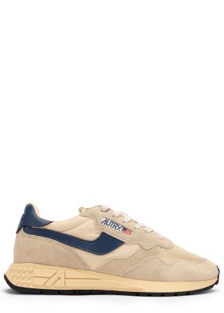 Reelwind panelled suede and mesh sneakers