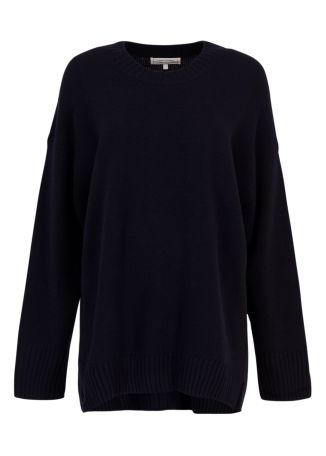 Navy cashmere jumper