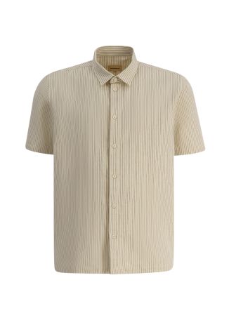 Rio pinstriped cotton-blend shirt