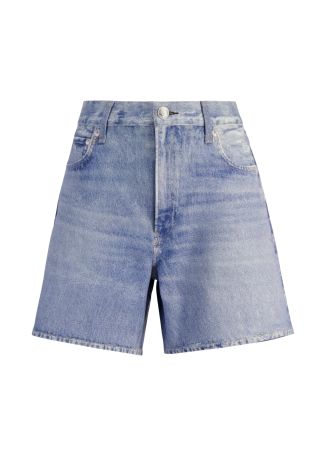 Miramar Kaia blue layered rayon-blend shorts