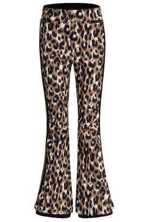 Elancia leopard-print ski trousers