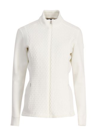 Meryl ivory quilted ski jacket