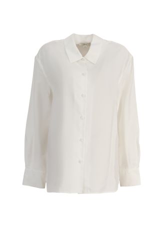 White twill blouse