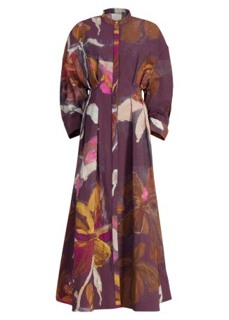 Smitherton floral-print cotton-blend maxi dress