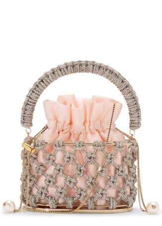 Mini Holli Nodi knot-embellished top handle bag
