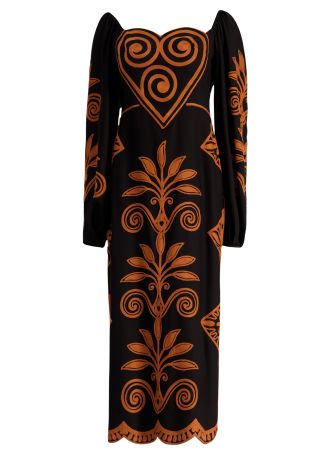 Cornely Ainika embroidered midi dress