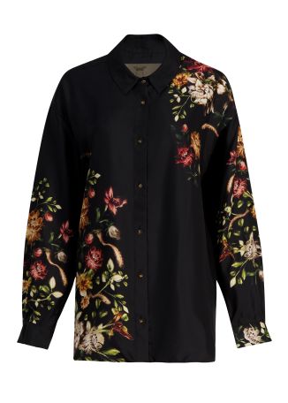 Cecilia Paramo floral-print silk shirt