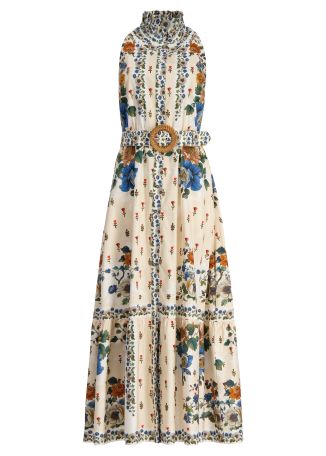 Biba floral-print cotton maxi dress