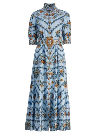Marni floral-print cotton maxi dress