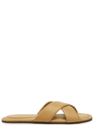 Hina beige leather sandals