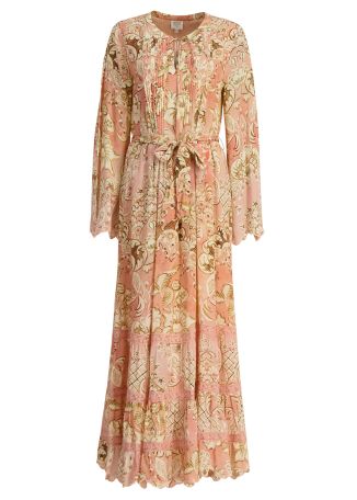 Anah printed crepe maxi dress