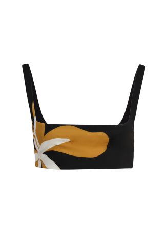 Francesca printed bikini top