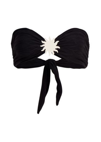 Maple tie-detail bikini top