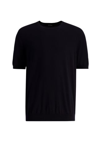Black cotton t-shirt
