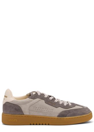 Dice t-toe panelled suede sneakers