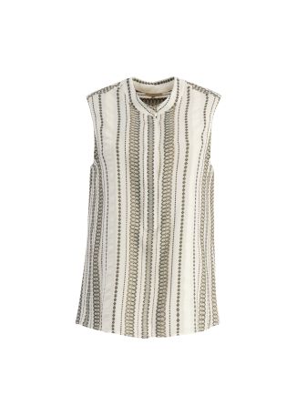 Hera textured silk-blend top