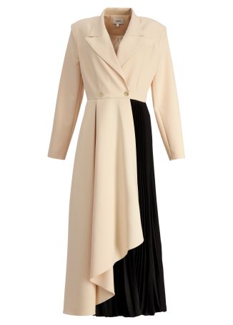 Panelled maxi dress