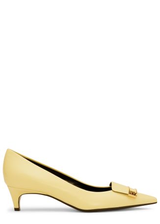 Sr1 40 yellow leather pumps