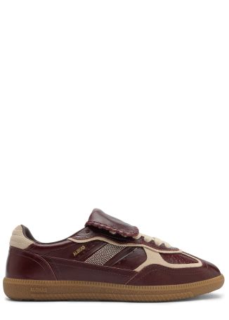 Tb.490 panelled crinkled leather sneakers