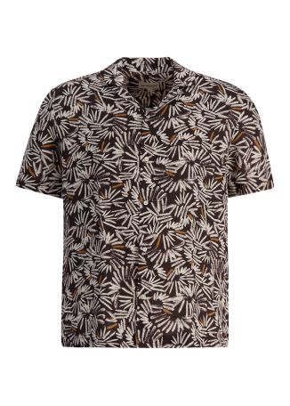 Mars printed linen shirt