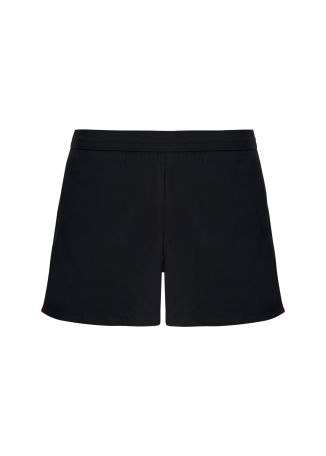 Navy stripe-detail stretch-jersey shorts