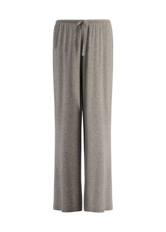 Dream grey ribbed-knit stretch-modal trousers