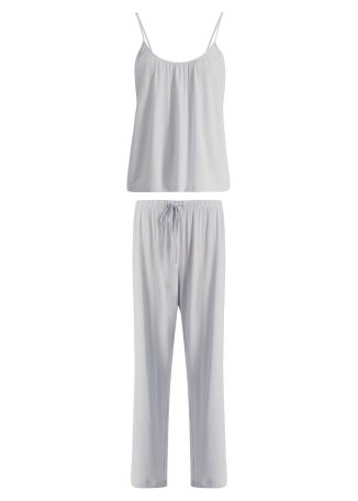 Gisele blue stretch-modal pyjama set