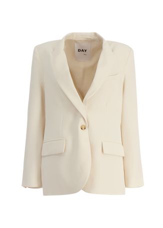 Hector ivory single-breasted blazer