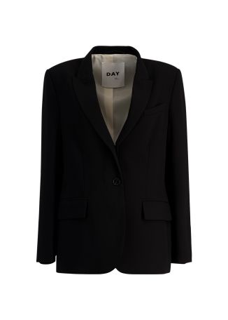 Hector black single-breasted blazer